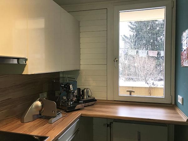 München, Solln, Wohnung, extravagante ruhige vollmöblierte 2-Zimmerwohnung 78 qm im 1-OG, Wohnrichtung Garten mit großem Balkon & Lift