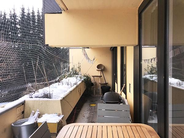 München, Solln, Wohnung, extravagante ruhige vollmöblierte 2-Zimmerwohnung 78 qm im 1-OG, Wohnrichtung Garten mit großem Balkon & Lift