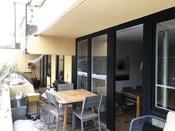 München, Solln, Wohnung, extravagante ruhige vollmöblierte 2-Zimmerwohnung 78 qm im 1-OG, Wohnrichtung Garten mit großem Balkon & Lift