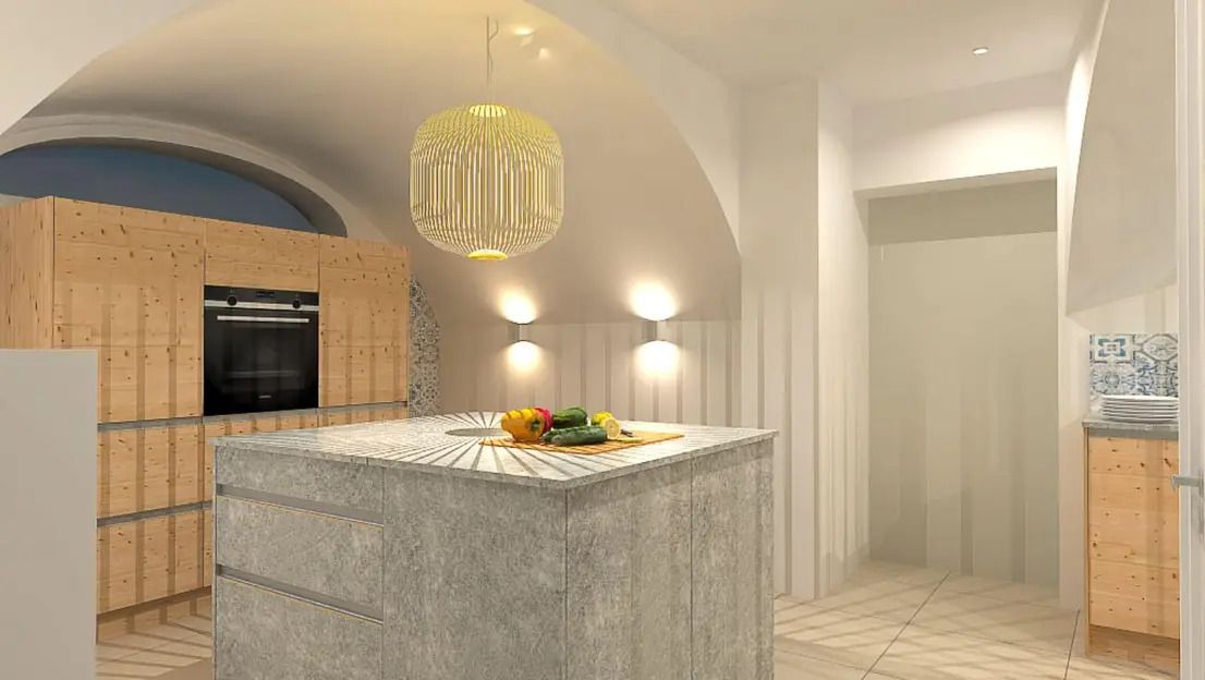 ***BAVARIA DOMIZILE: EXKLUSIV REPRESENTATIV: HELLE 2,5-ZIMMER-LOFT-WOHNUNG EG, MIT GEWÖLBE, ZUM WOHNEN, HOMEOFFICE, BÜRO