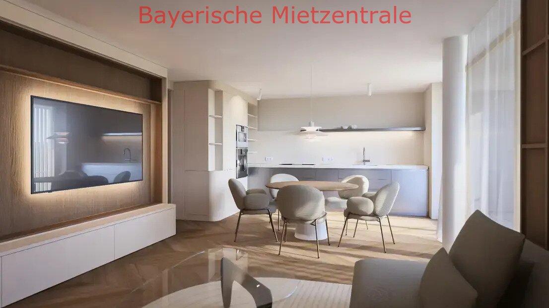 ***BAYERISCHE MIETZENTRALE: Exklusive 3-Raum-Wohnung mit gehobener Innenausstattung Teilmöbliert mit Balkon!!!***