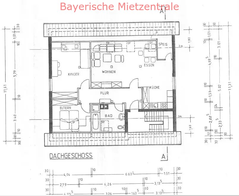 ***BAYERISCHE MIETZENTRALE: Schöne klimatisierte 3,5 Zimmer Wohnung!!!***
