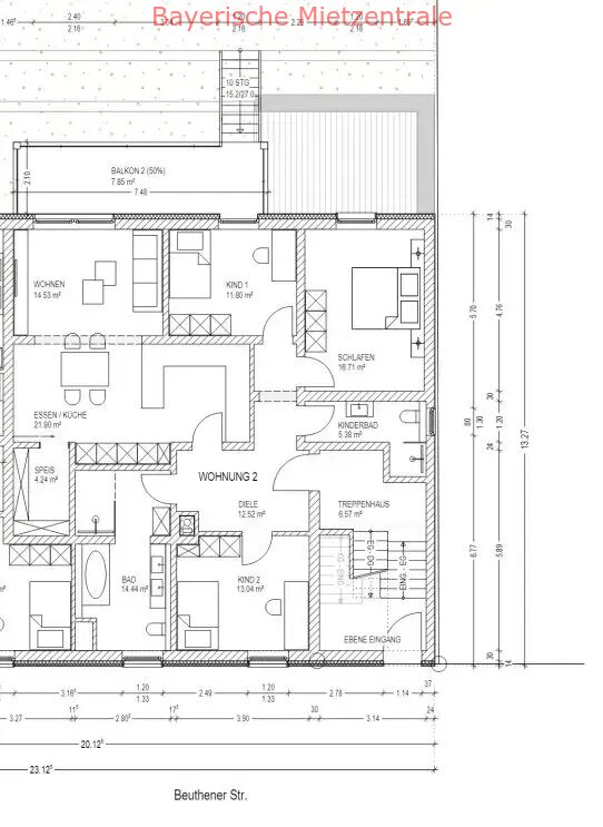 ***BAYERISCHE MIETZENTRALE: Energie A+ - lichtdurchflutete 4-Zimmerwohnung mit 2 PKW-Stellplätzen und herrlichem Garten!!!***
