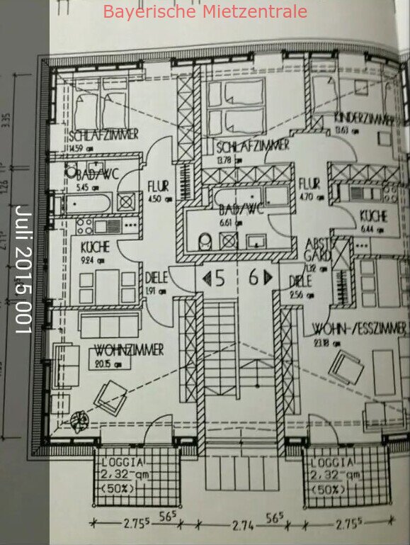 ***BAYERISCHE MIETZENTRALE: 2-Zimmer DG-Wohnung mit Balkon und Tiefgaragenstellplatz in Amberg, zentral und ruhig!!!***