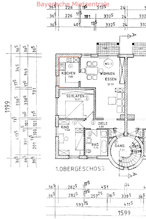 ***BAYERISCHE MIETZENTRALE: Helle, moderne 3-Zi Whg in ruhiger Lage - Mühldorf (Nord)!!!***