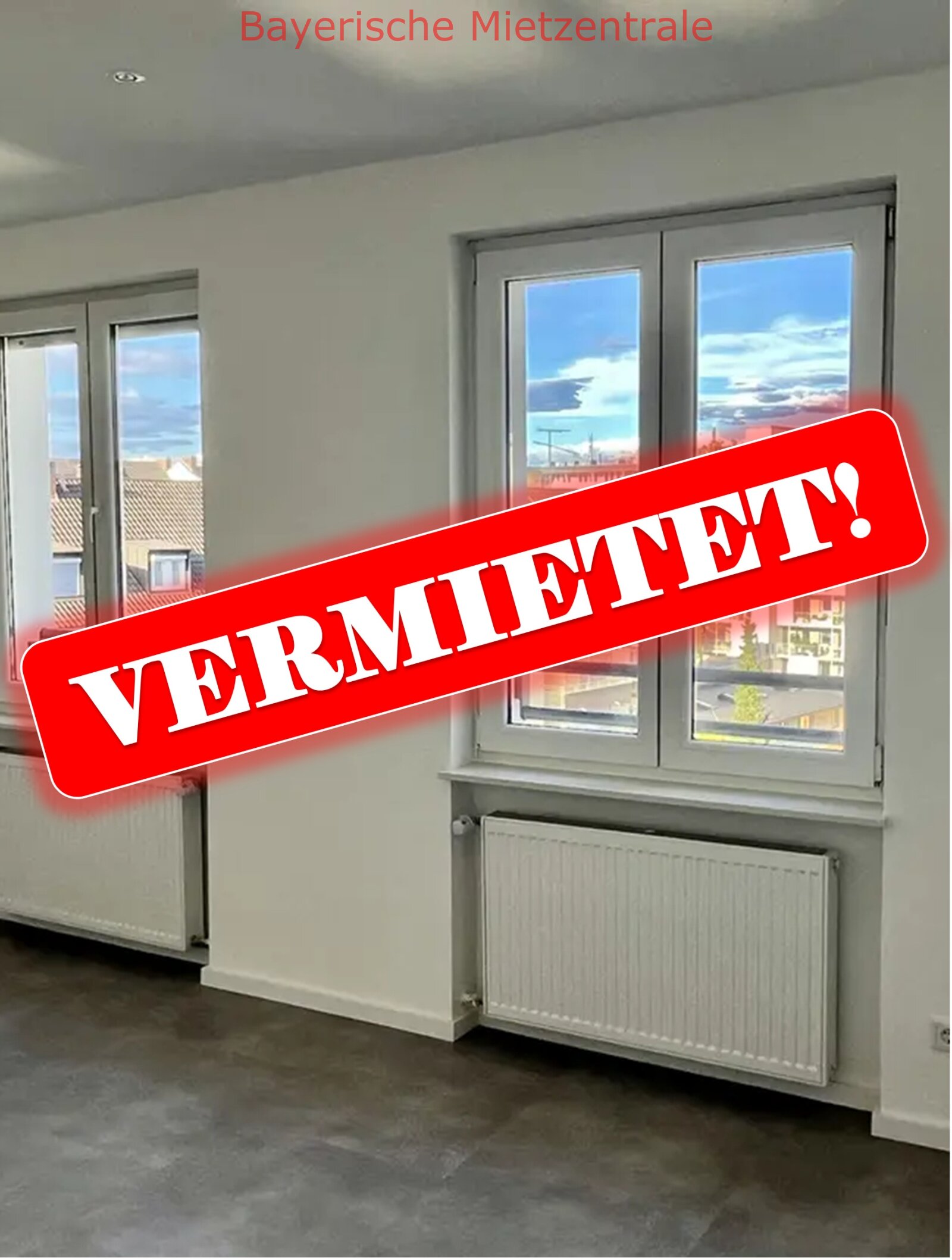 ***BAYERISCHE MIETZENTRALE: Erstbezug nach Totalsanierung - Stilvolle auch WG geeignete 2-Zimmer-Wohnung mit Balkon & Einbauküche!!!***