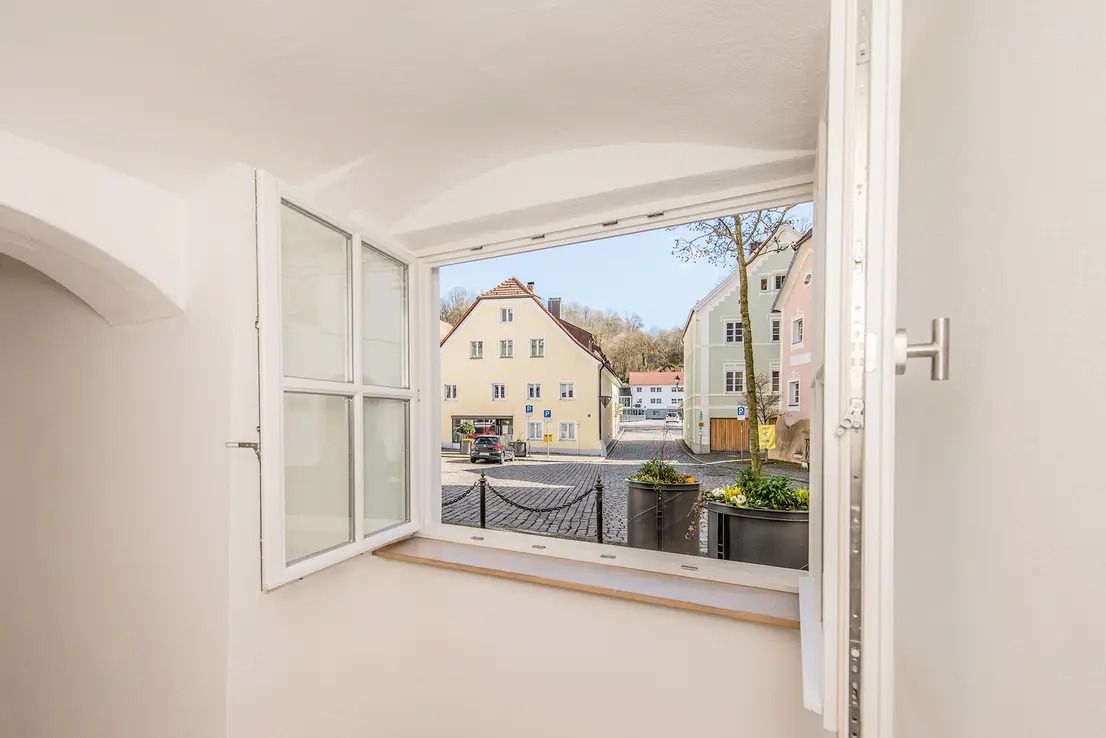 Ausblick zum Marktplatz Ausblick zum Marktplatz