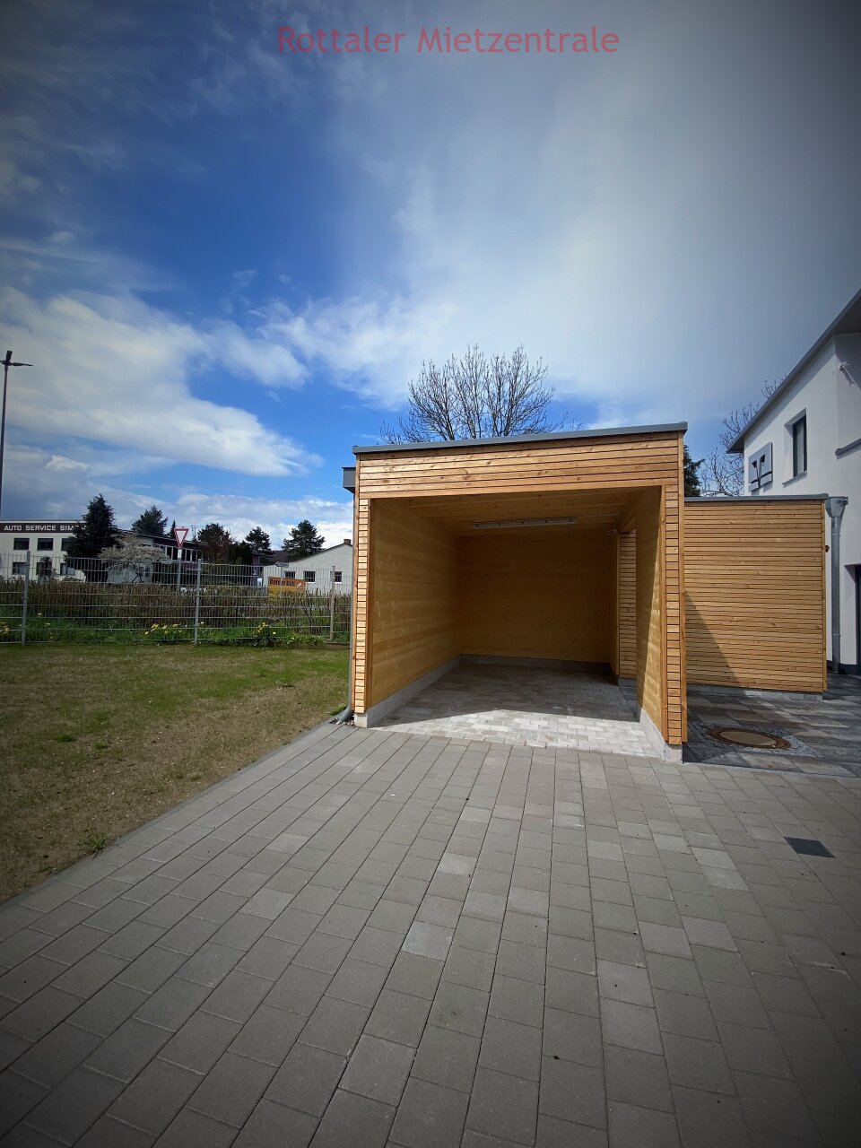 Carport mit Anbau